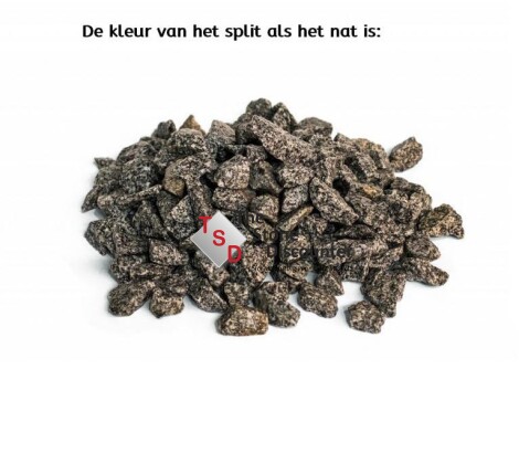 Graniet grijs 8-16 mm productfoto nat