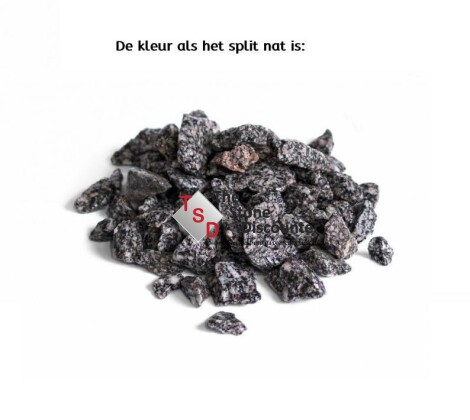 Graniet grijs 20-40 mm productfoto nat