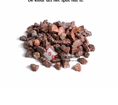 Granietsplit rood 8-16 mm productfoto nat