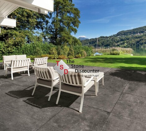 Tagina Umbria Antica Antracite 60x60x3cm sfeerfoto