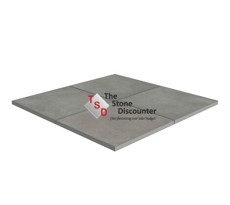StonesEnter Denver Danzig Grey 60x60x3 cm productfoto