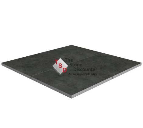 StonesEnter Pacific Pizarra Antracite 90x90x3 cm productfoto