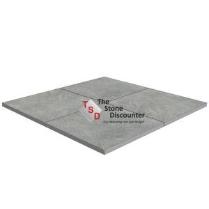 StonesEnter Pacific Pizarra grey 90x90x3 cm productfoto