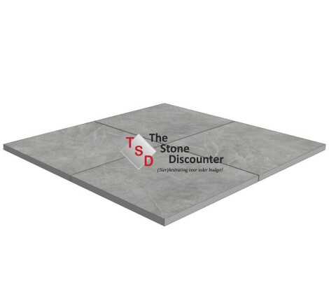 StonesEnter Pacific Pizarra grey 90x90x3 cm productfoto