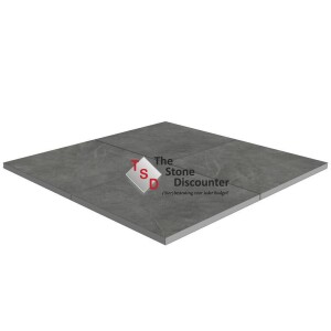 StonesEnter Pacific Pizarra dark grey 90x90x3 cm productfoto