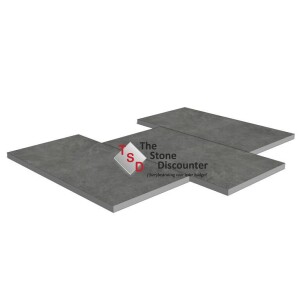 StonesEnter Pacific Pizarra dark grey 90x45x3 cm productfoto