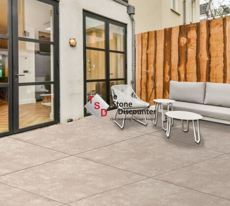 Stone Grey EXT90-908 90x90x3 cm sfeerfoto 2