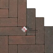 Strackstone Wijnrood - Antraciet productfoto