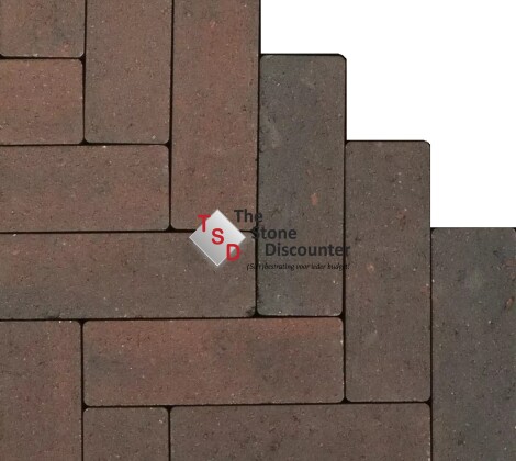 Strackstone Wijnrood - Antraciet productfoto