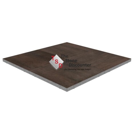 Tuinvisie Tremico Brons 60x60x6 cm Productfoto