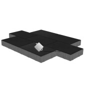 Tuinvisie Tremico Antraciet 30x20x6 cm Productfoto