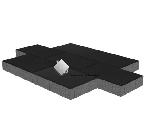 Tuinvisie Tremico Antraciet 30x20x6 cm Productfoto