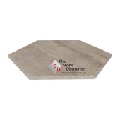 Staptegel Hexagon Cappuccino 60x52x2 cm 2