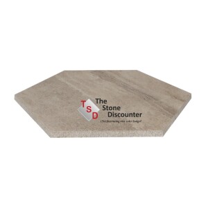 Staptegel Hexagon Cappuccino 60x52x2 cm 2