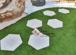 Staptegel Hexagon Quarzite Bianca 60x52x2 cm 4