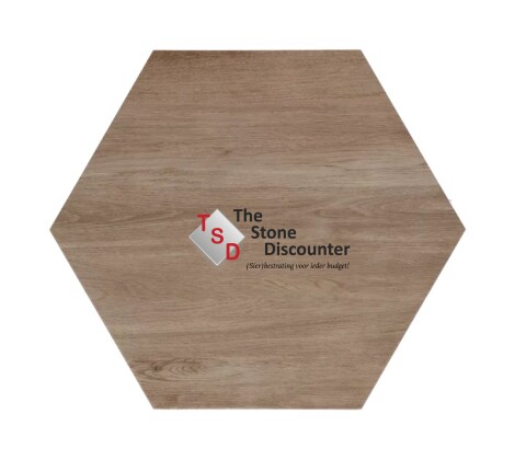 Staptegel Hexagons Foresta Chiaro 60x52x2 cm