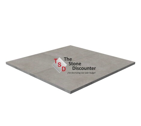 Cerasolid Cortona Silver 60x60x3 cm productfoto