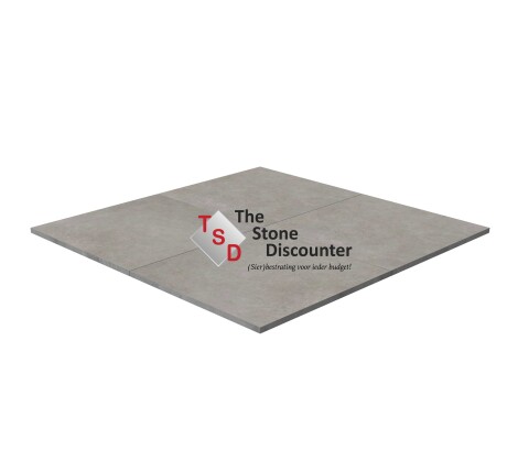 Cerasolid Cortona Silver 90x90x3 cm productfoto