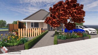 Ook een grote tuin kan gezellig zijn