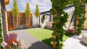 Eenvoudig, maar toch een sfeervolle tuin