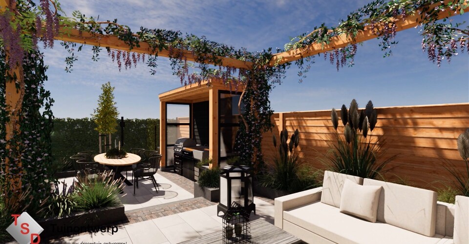 Recht lijnen met speelse elementen C