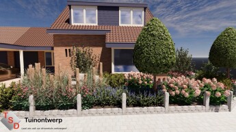 Natuurlijke voortuin