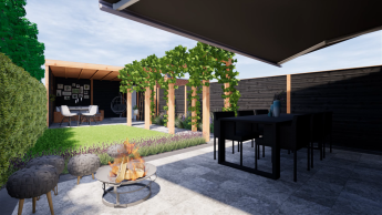 Groenrijke, natuurlijke tuin