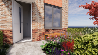 Middenwoning met groenrijke tuin