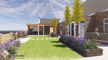 Rustig, maar levendige tuin