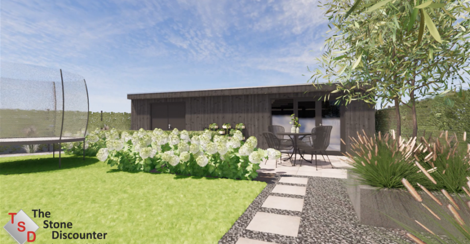 Sfeer in grote tuin brengen A