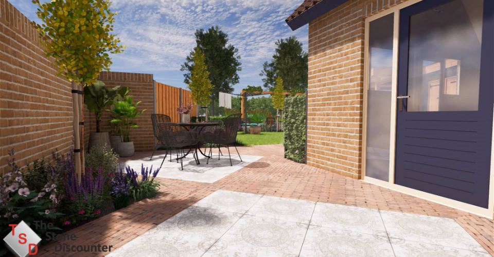 Sfeervolle open tuin A