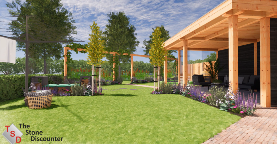 Sfeervolle open tuin B