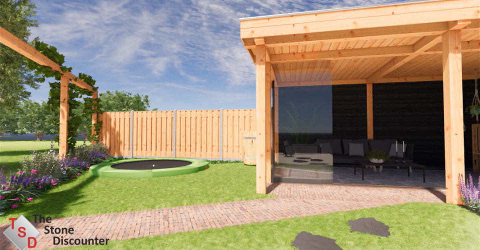 Sfeervolle open tuin D