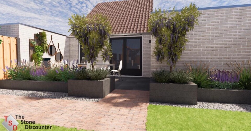 Gezellige tuin met speelplek C