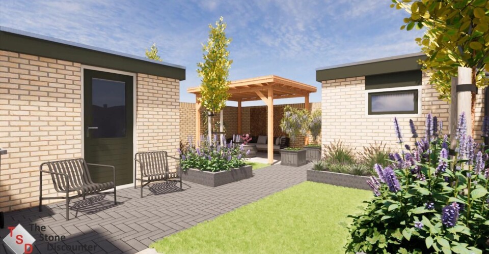 Contrast in de tuin A