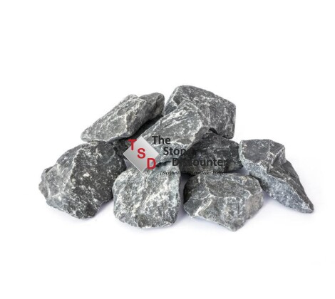 Breuksteen Donkergrijs 50-120 mm Productfoto droog