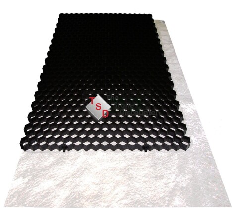 Grindplaat zwart 120x80 cm