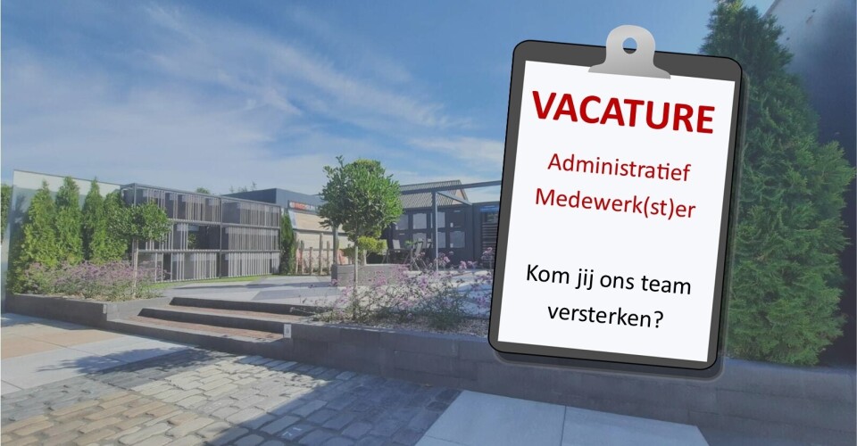 Vacature administratief medewerk(st)er