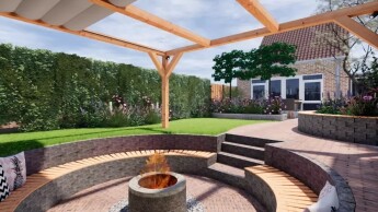 Ronde vormen in de tuin